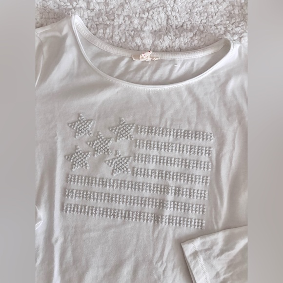 Esprit American Flag Top - Picture 2 of 7